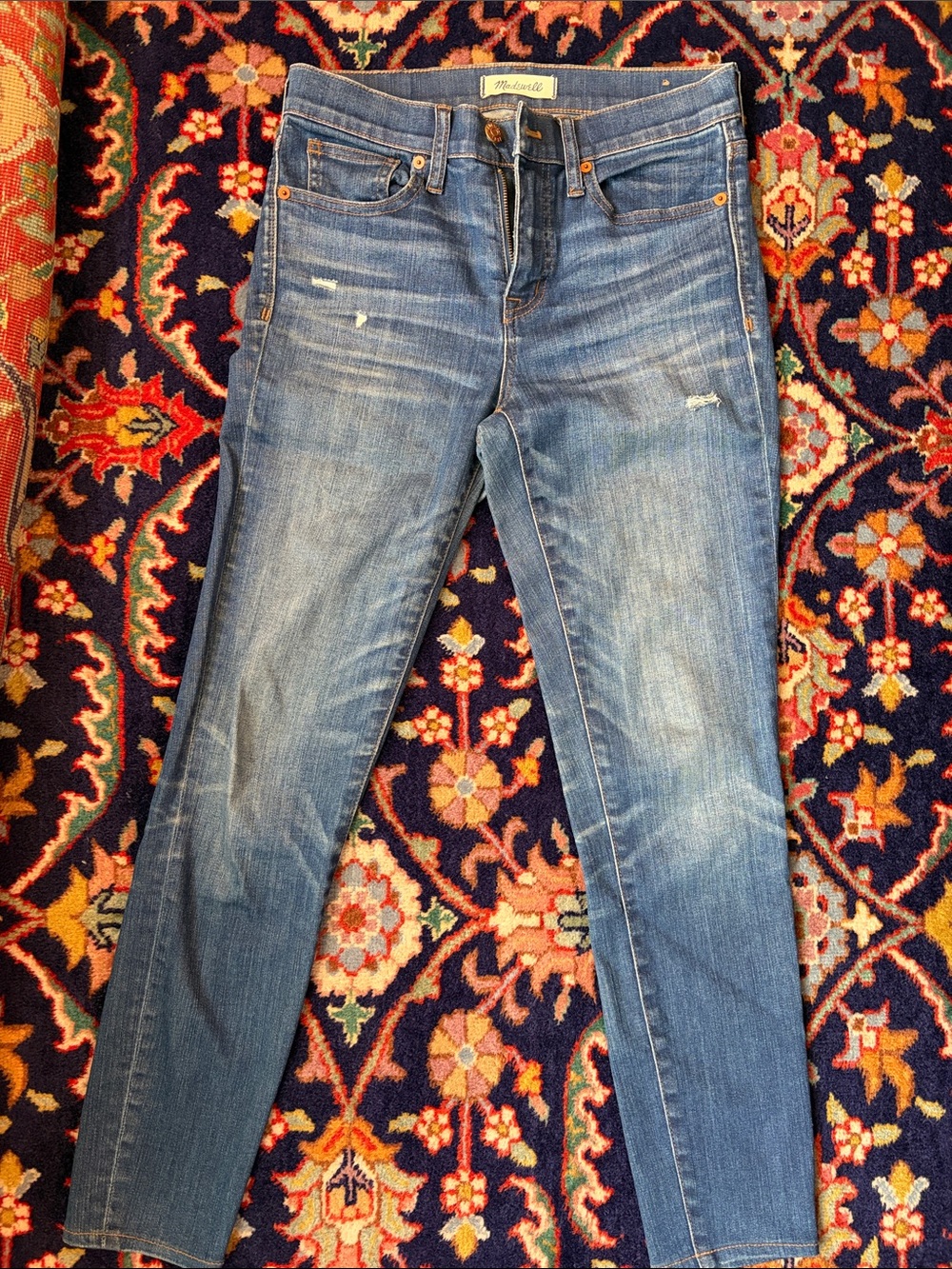Madewell Women's Highriser Skinny Skinny Jeans with Light Distressing